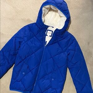 Cat & Jack Royal Blue Puffer Jacket with Hood